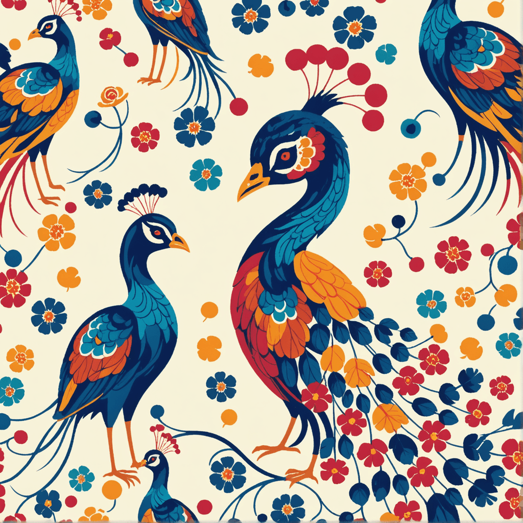 Peacock Print